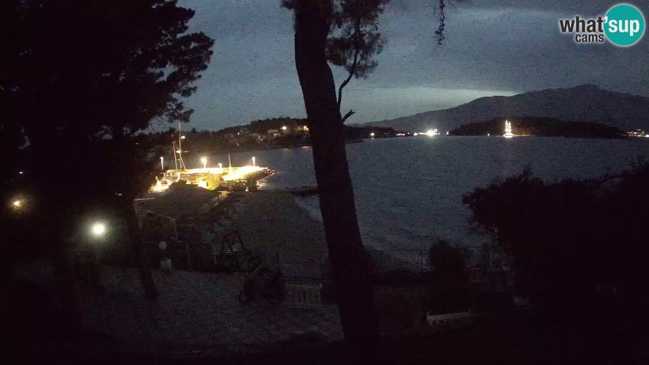 Webcam Lumbarda – Prvi Žal beach – Korčula