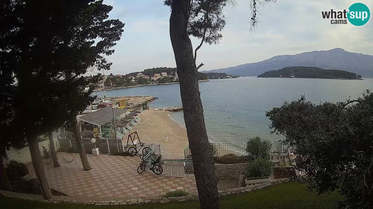 Webcam Lumbarda – Prvi Žal beach – Korčula