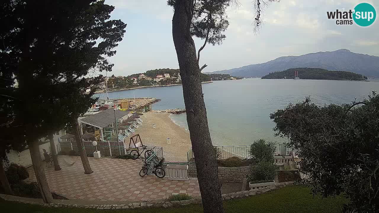 Webcam Lumbarda – Prvi Žal beach – Korčula