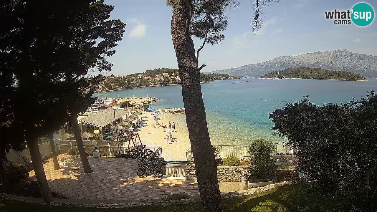 Webcam Lumbarda – Prvi Žal beach – Korčula