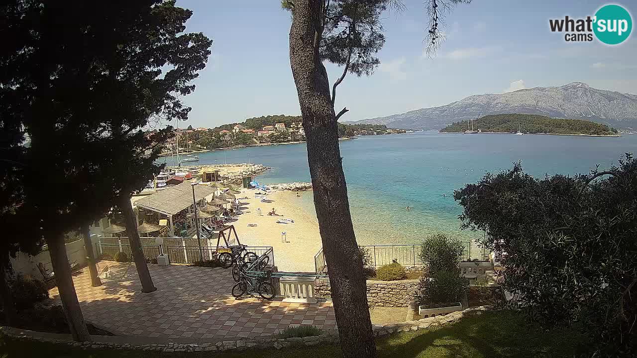 Webcam Lumbarda – Prvi Žal beach – Korčula
