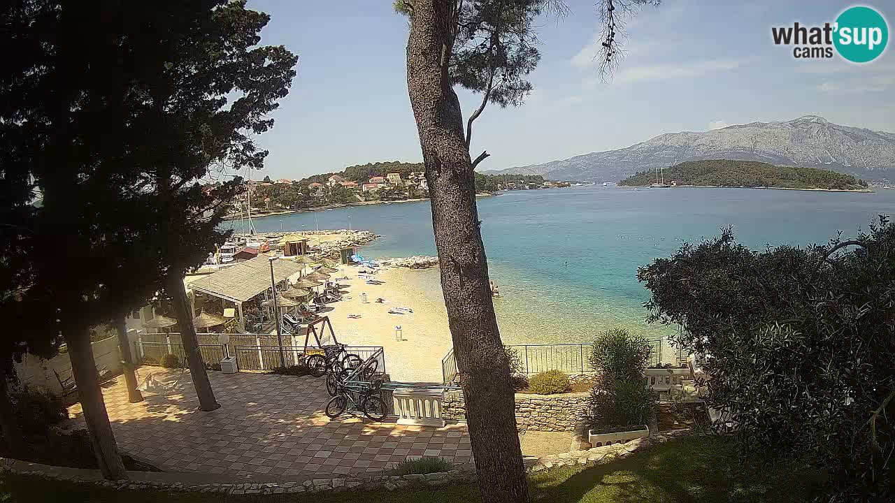 Webcam Lumbarda – Prvi Žal beach – Korčula