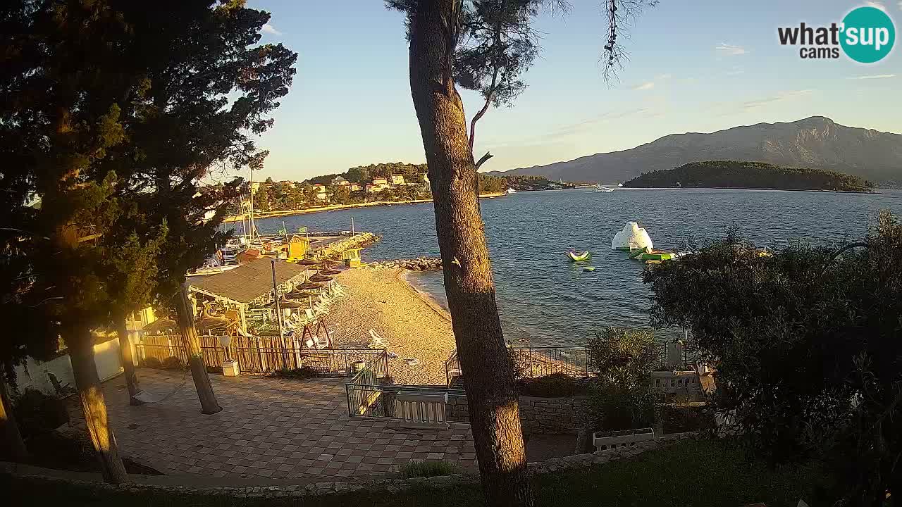 Webcam Lumbarda – Prvi Žal beach – Korčula
