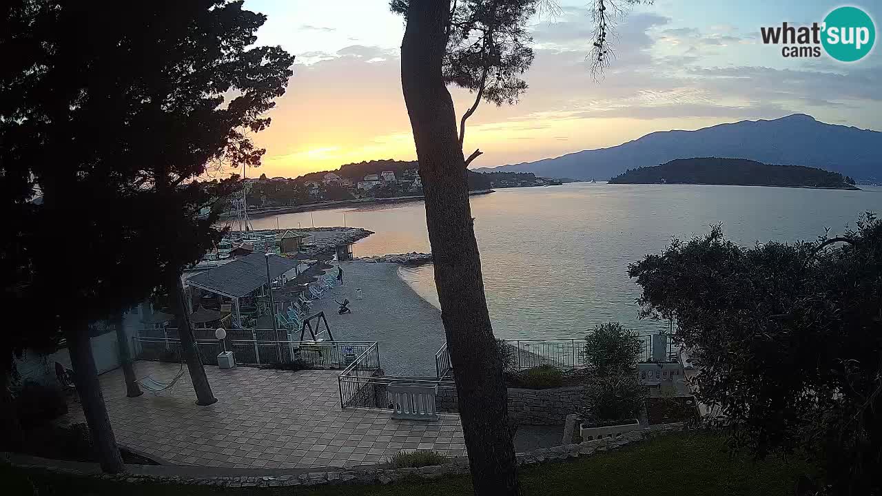 Webcam Lumbarda – Prvi Žal beach – Korčula