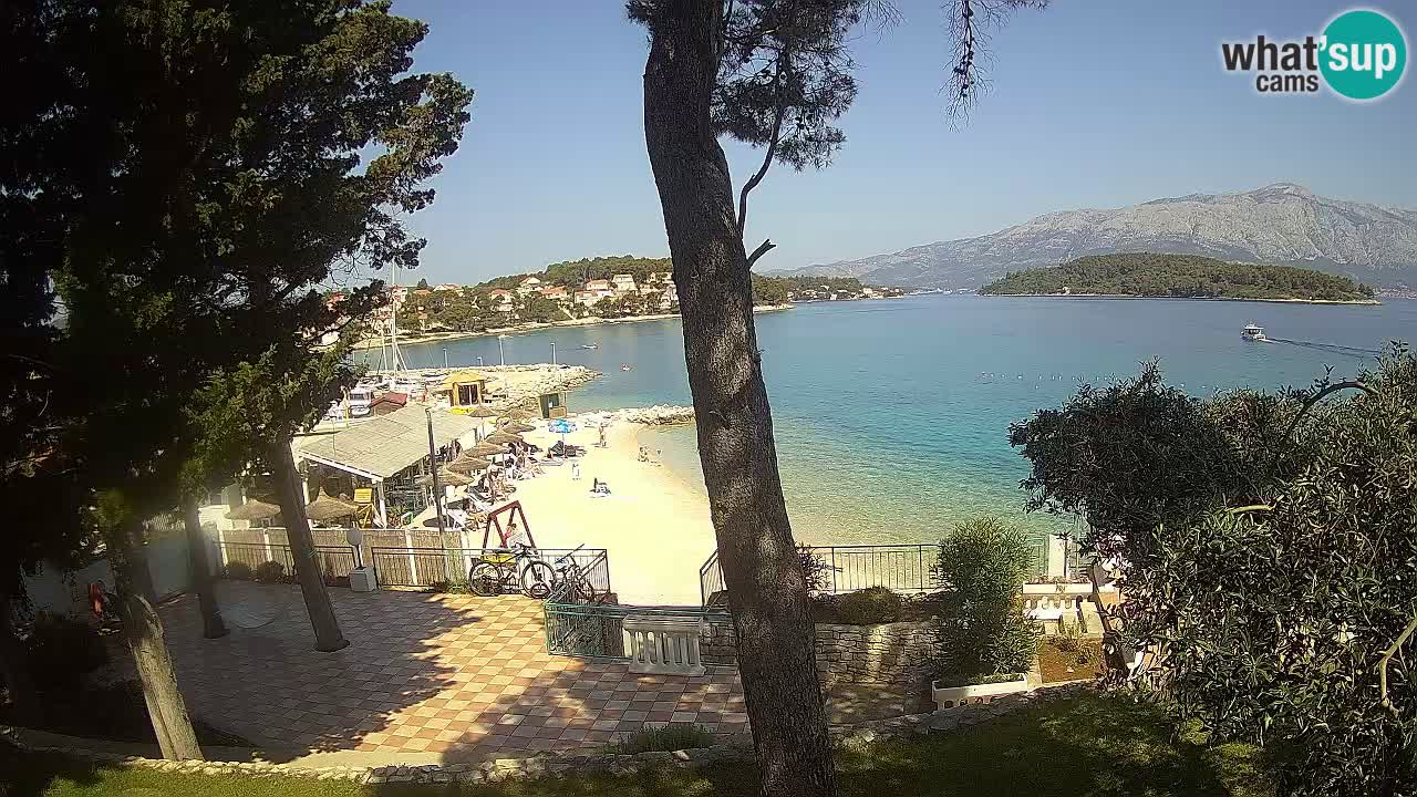 Webcam Lumbarda – Prvi Žal beach – Korčula