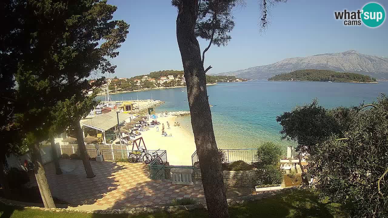 Camera en vivo Lumbarda – Playa Prvi Žal – Korčula