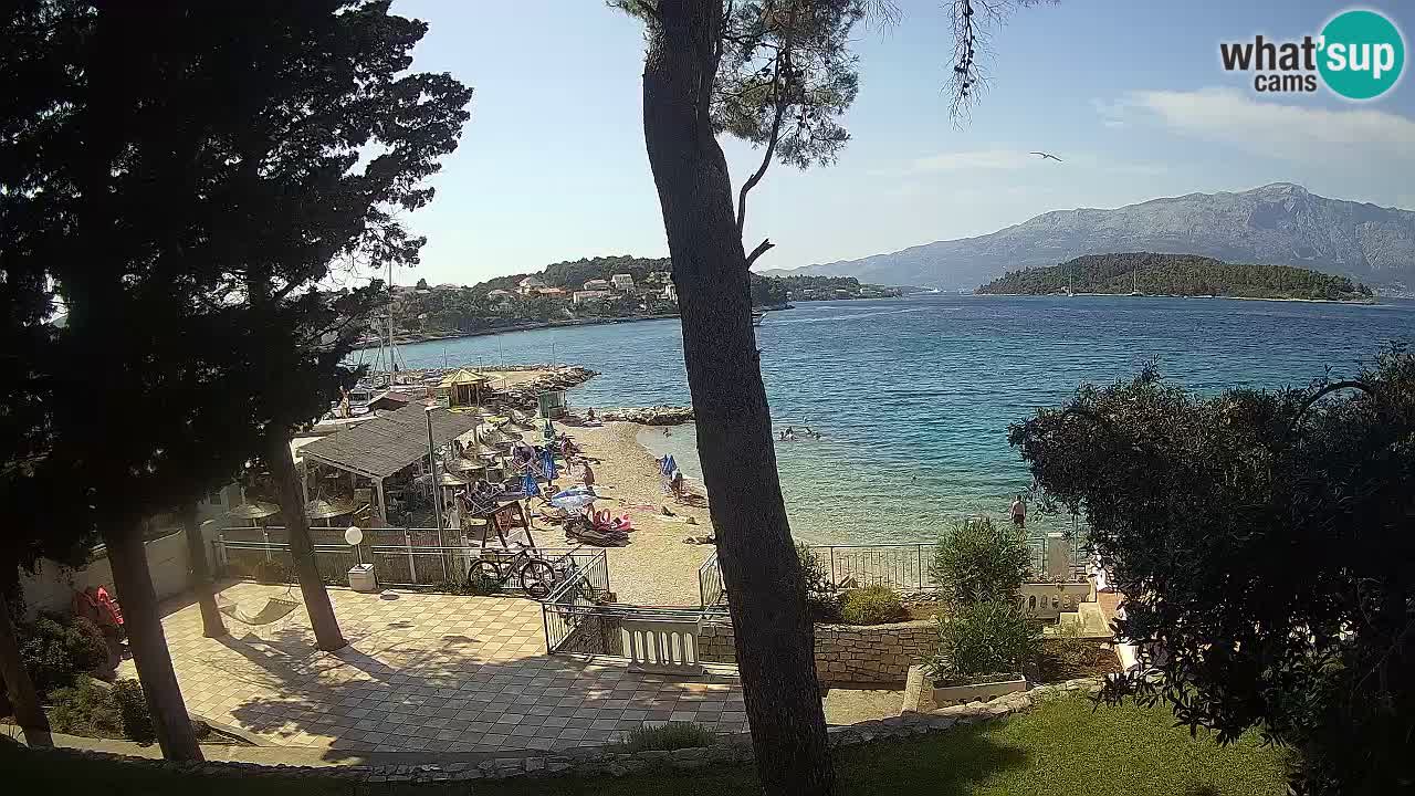 Webcam Lumbarda – Prvi Žal beach – Korčula