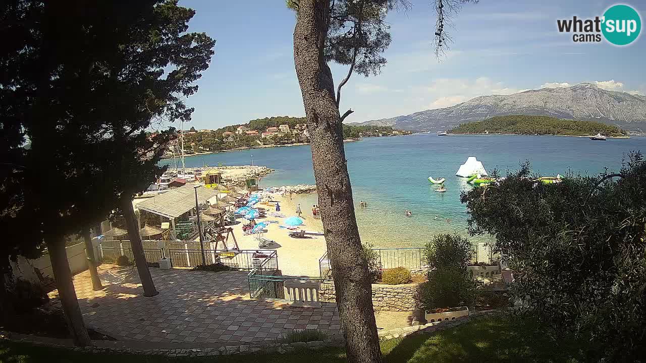 Webcam Lumbarda – Prvi Žal beach – Korčula