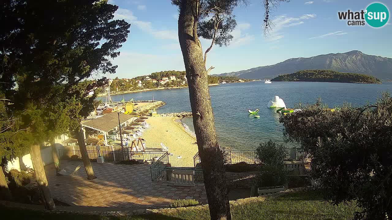 Webcam Lumbarda – Prvi Žal beach – Korčula