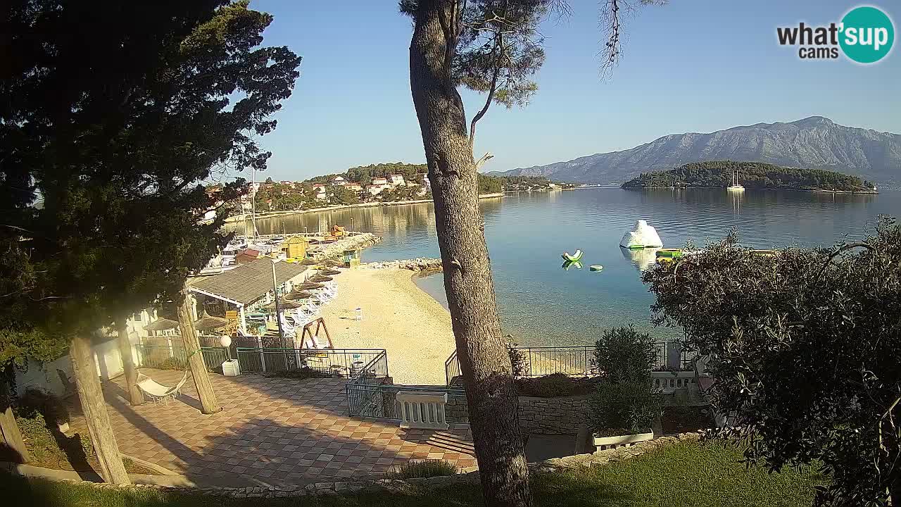 Webcam Lumbarda – Prvi Žal beach – Korčula