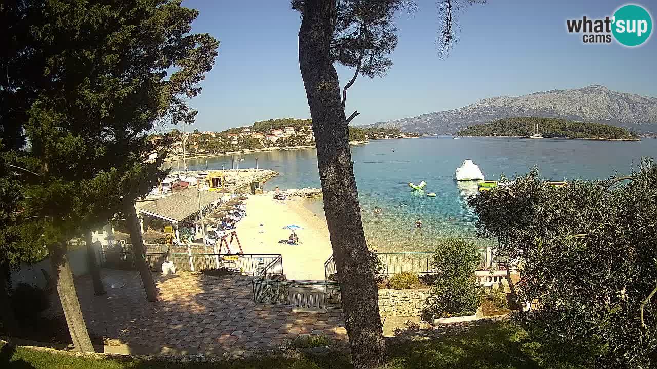 Webcam Lumbarda – Prvi Žal beach – Korčula