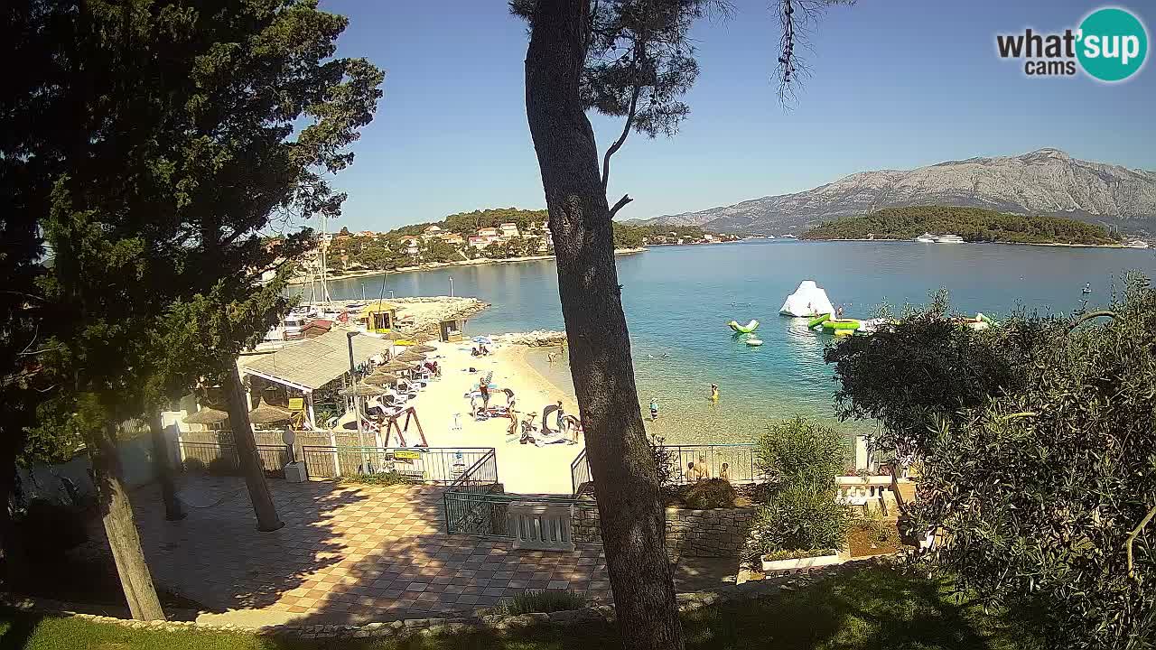 Webcam Lumbarda – Prvi Žal beach – Korčula