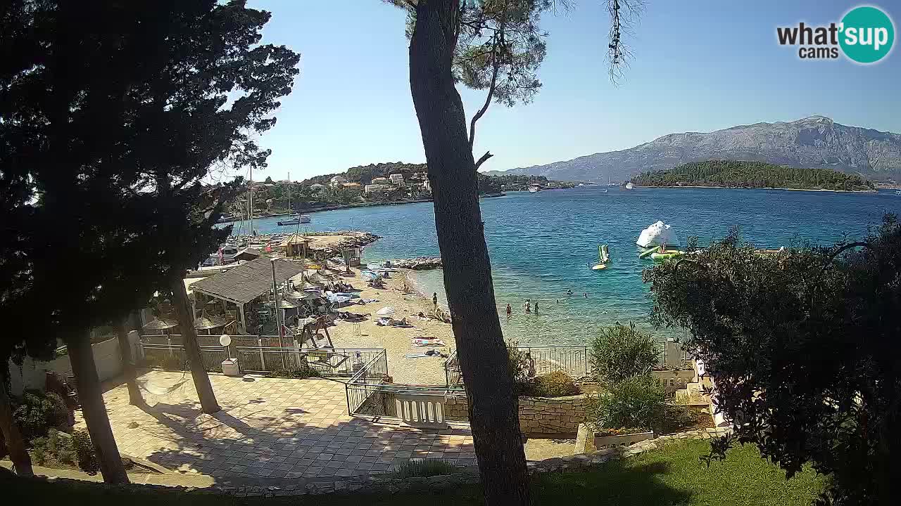 Webcam Lumbarda – Prvi Žal beach – Korčula