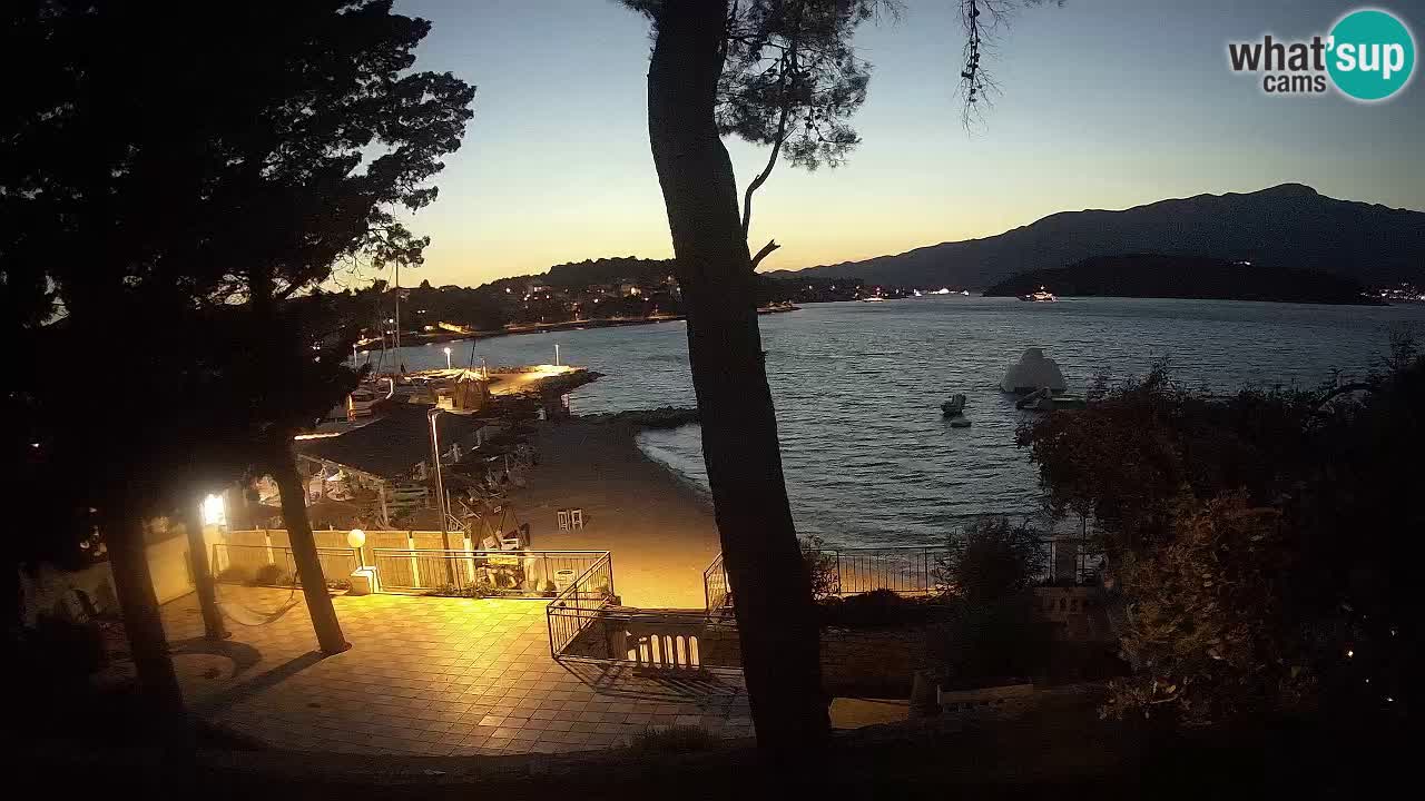 Webcam Lumbarda – Prvi Žal beach – Korčula