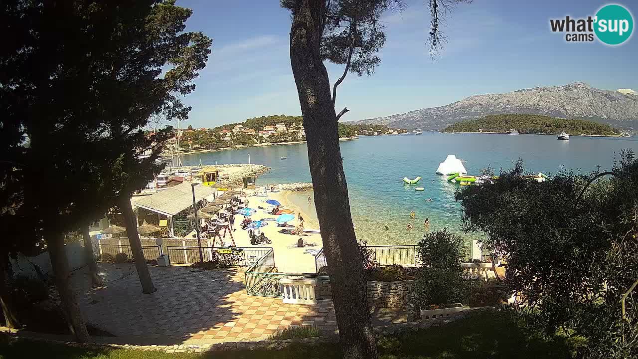 Webcam Lumbarda – Prvi Žal beach – Korčula