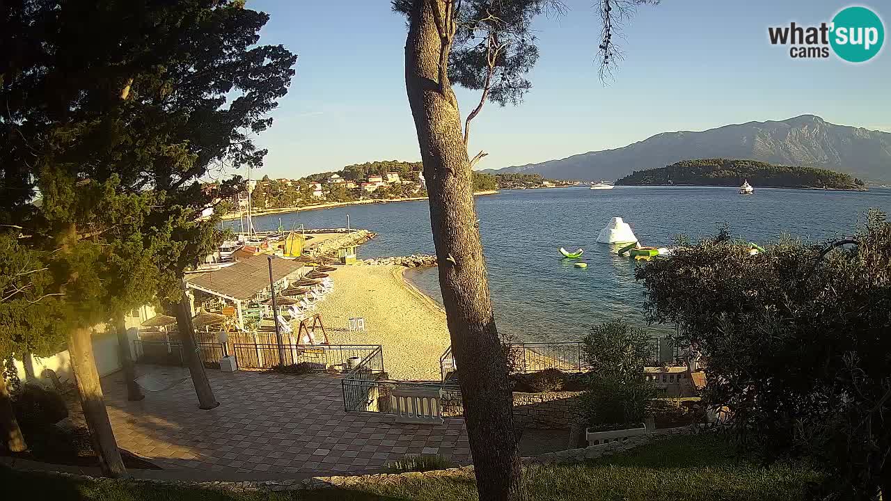 Camera en vivo Lumbarda – Playa Prvi Žal – Korčula