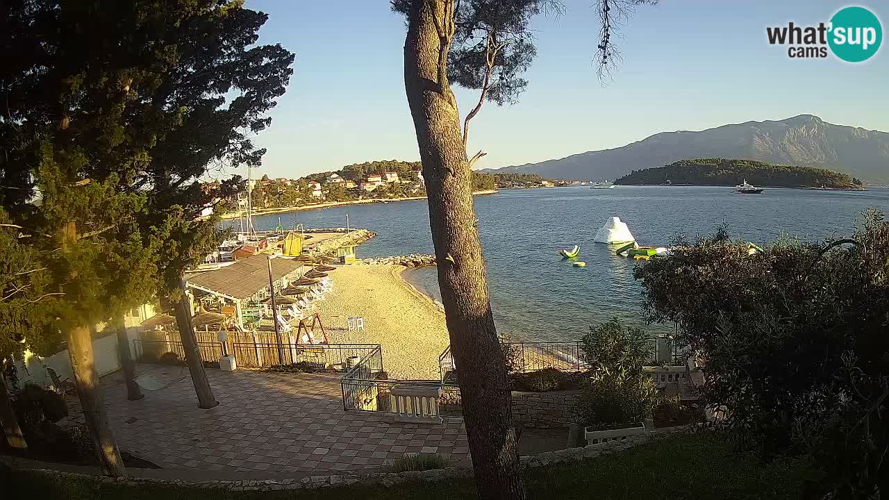 Camera en vivo Lumbarda – Playa Prvi Žal – Korčula