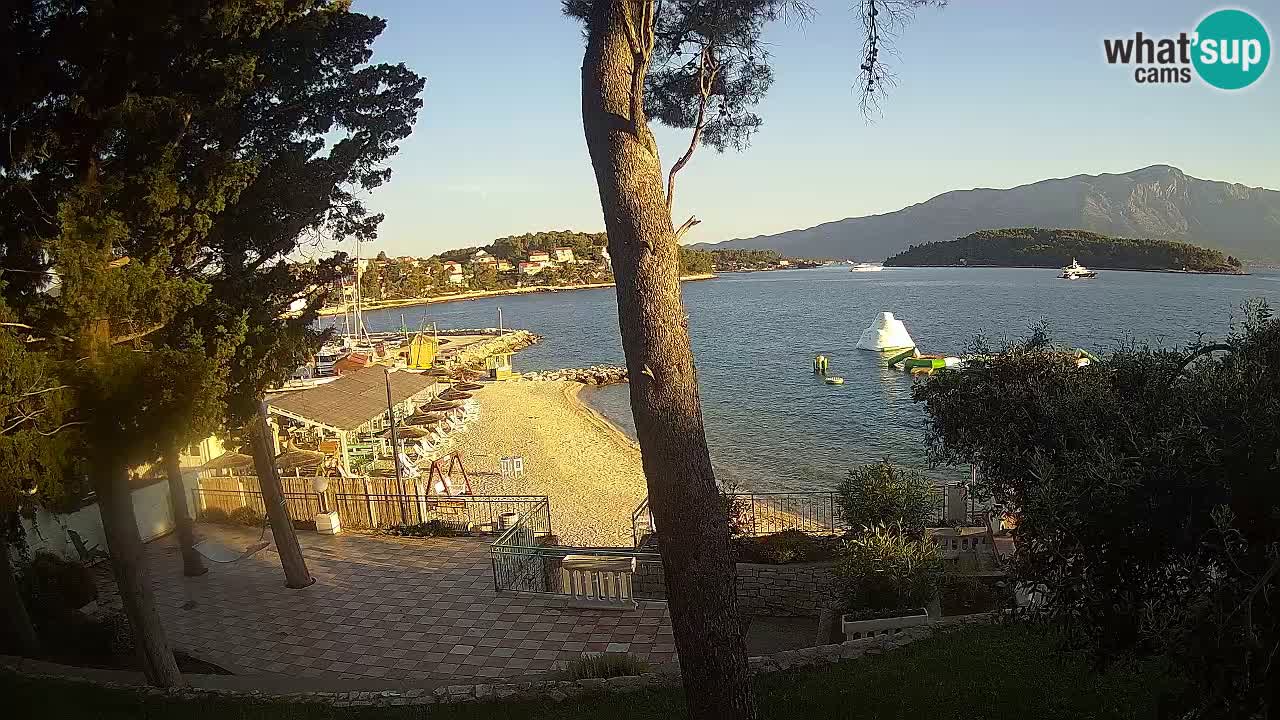 Camera en vivo Lumbarda – Playa Prvi Žal – Korčula