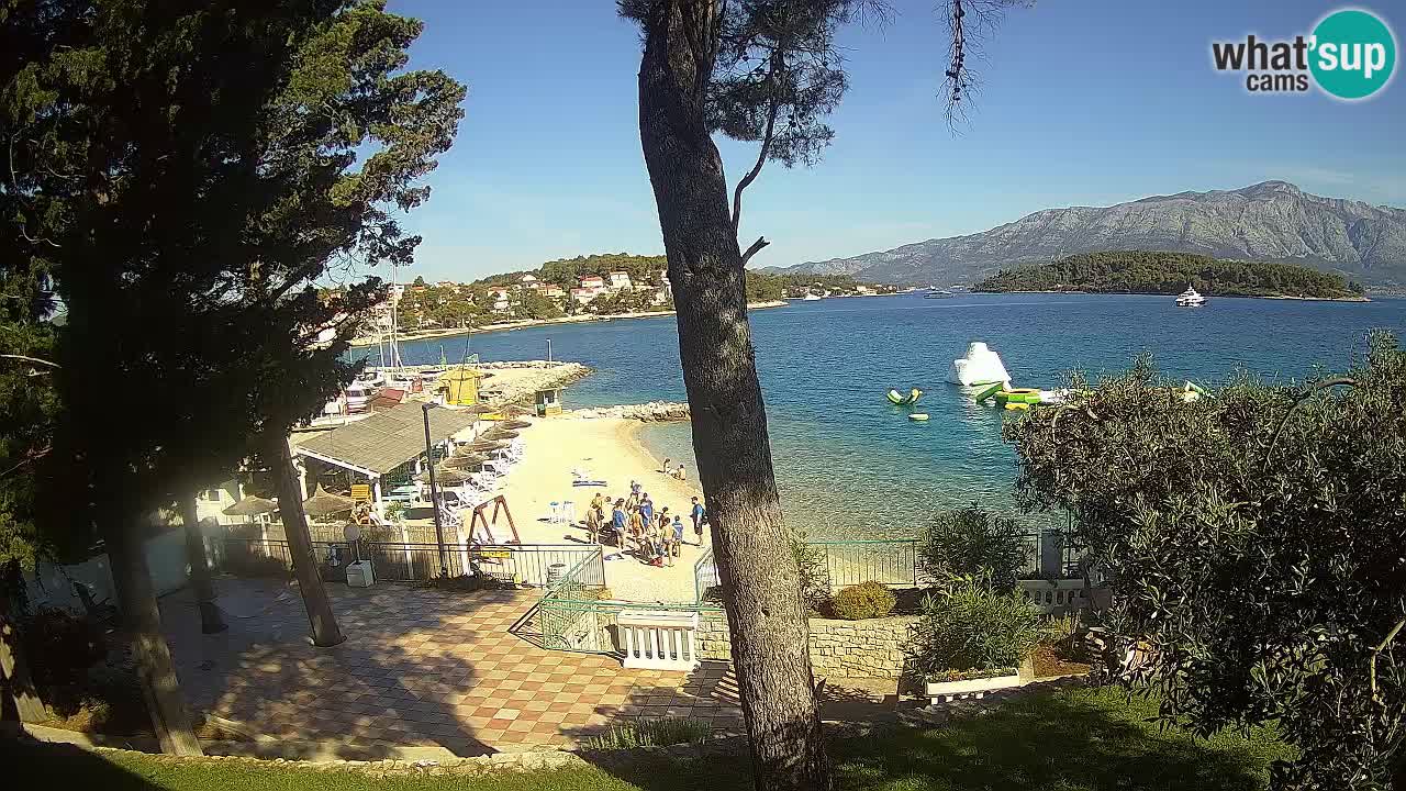 Webcam Lumbarda – Prvi Žal beach – Korčula