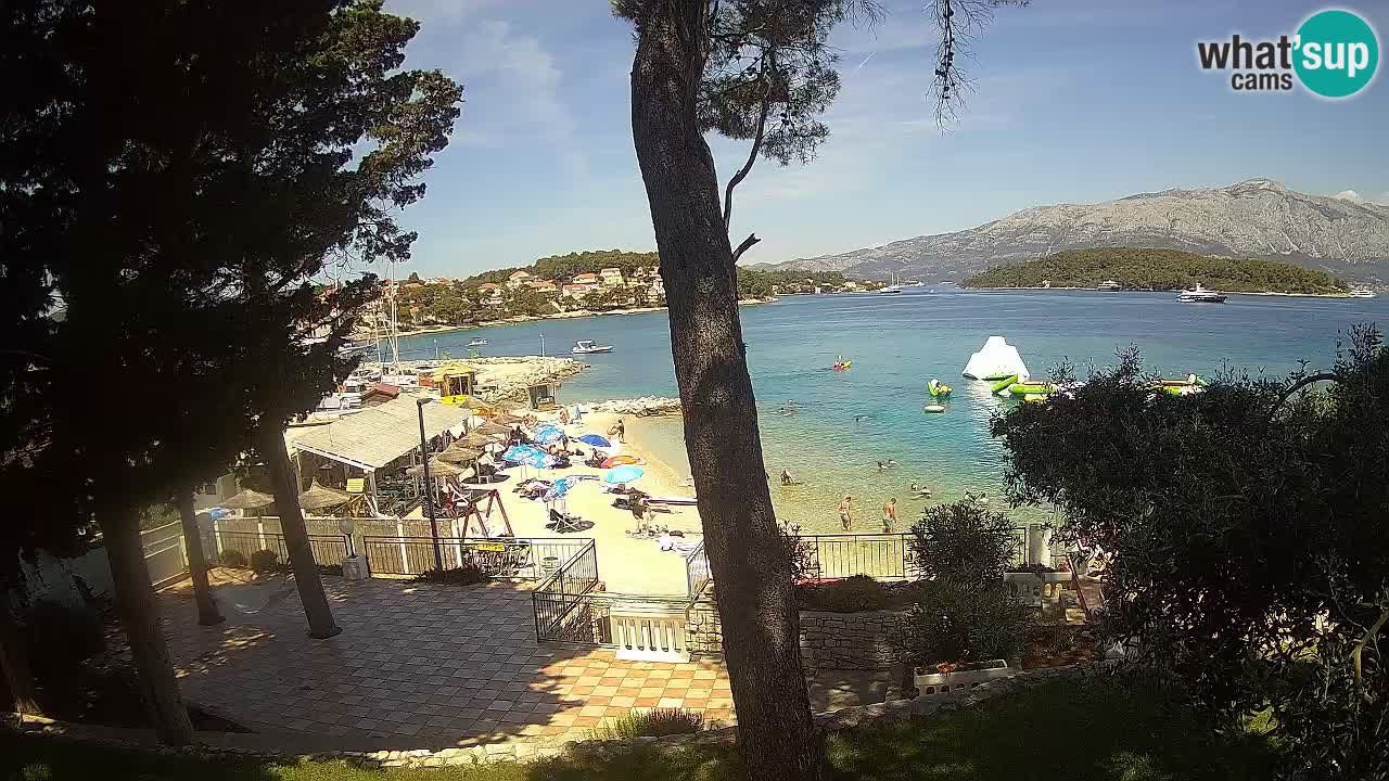 Webcam Lumbarda – Prvi Žal beach – Korčula