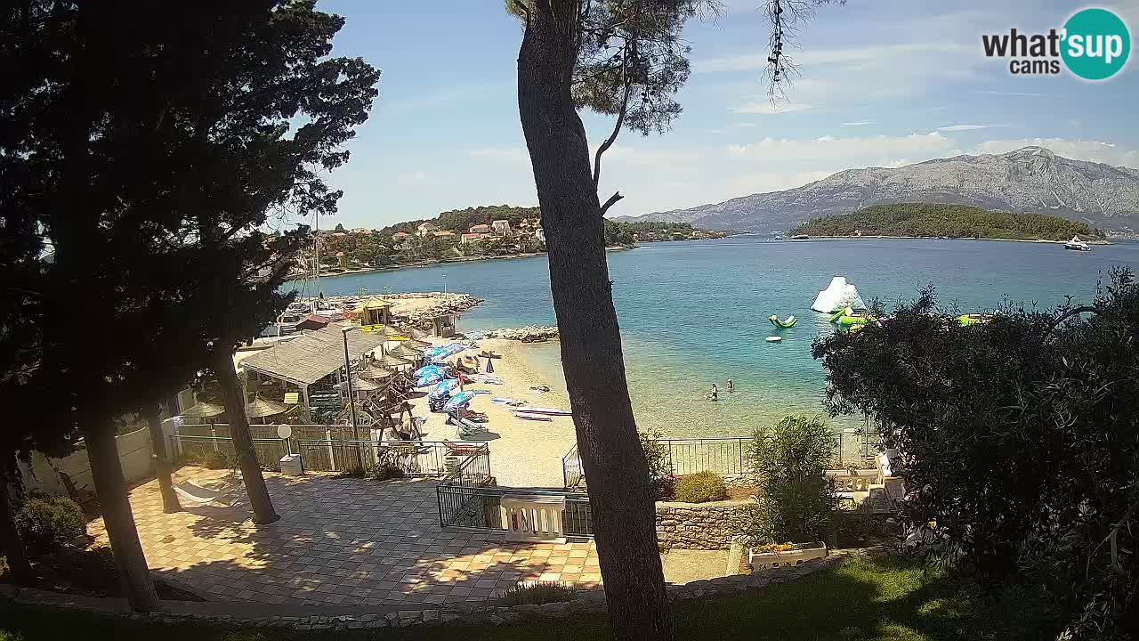 Webcam Lumbarda – Prvi Žal beach – Korčula