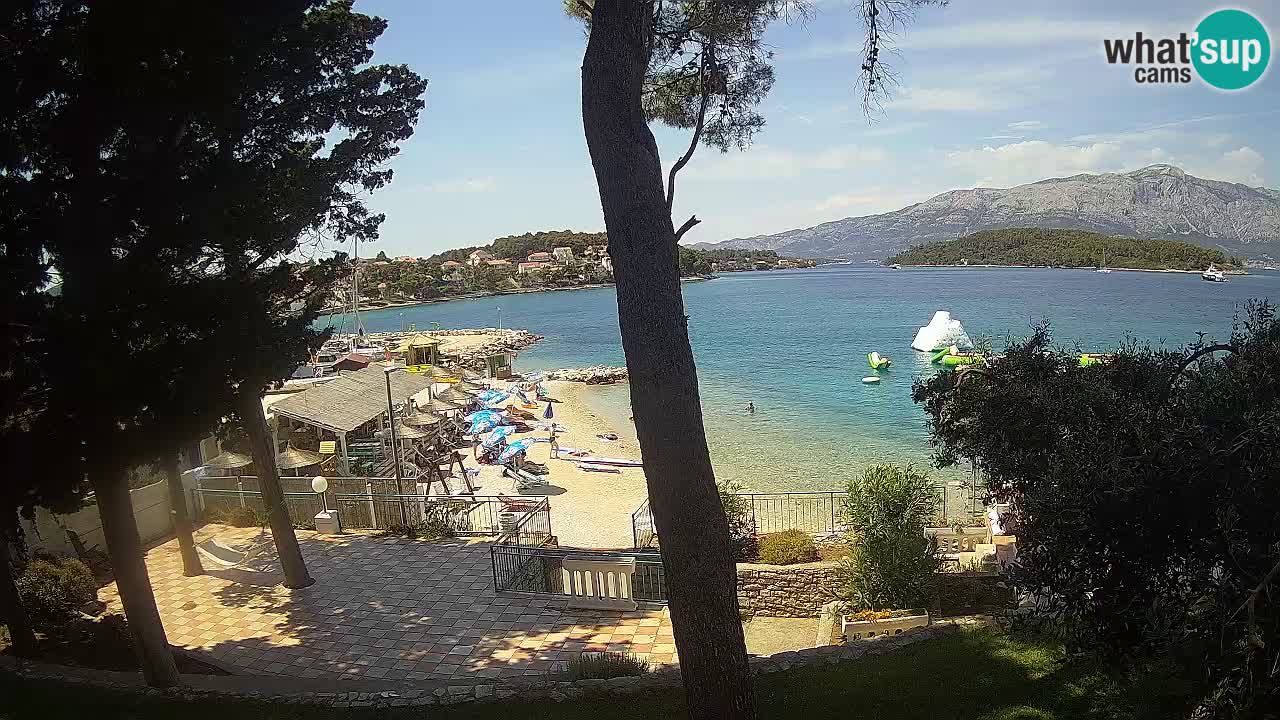 Webcam Lumbarda – Prvi Žal beach – Korčula
