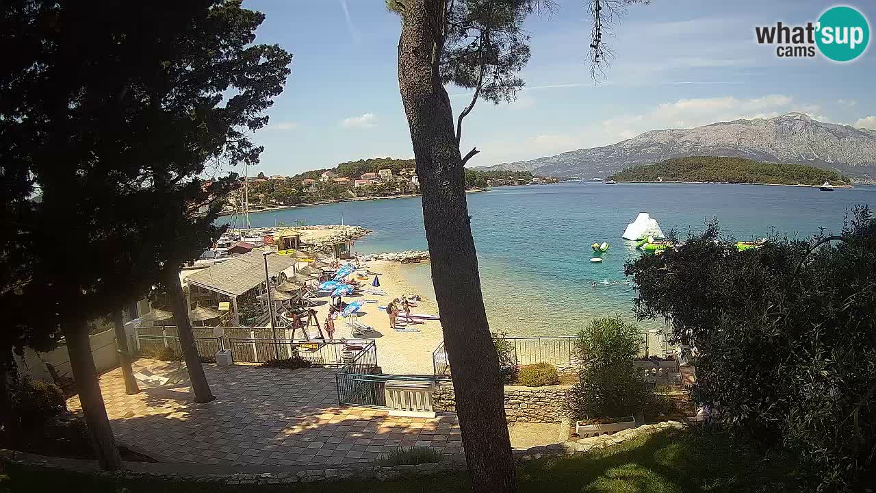 Webcam Lumbarda – Prvi Žal beach – Korčula