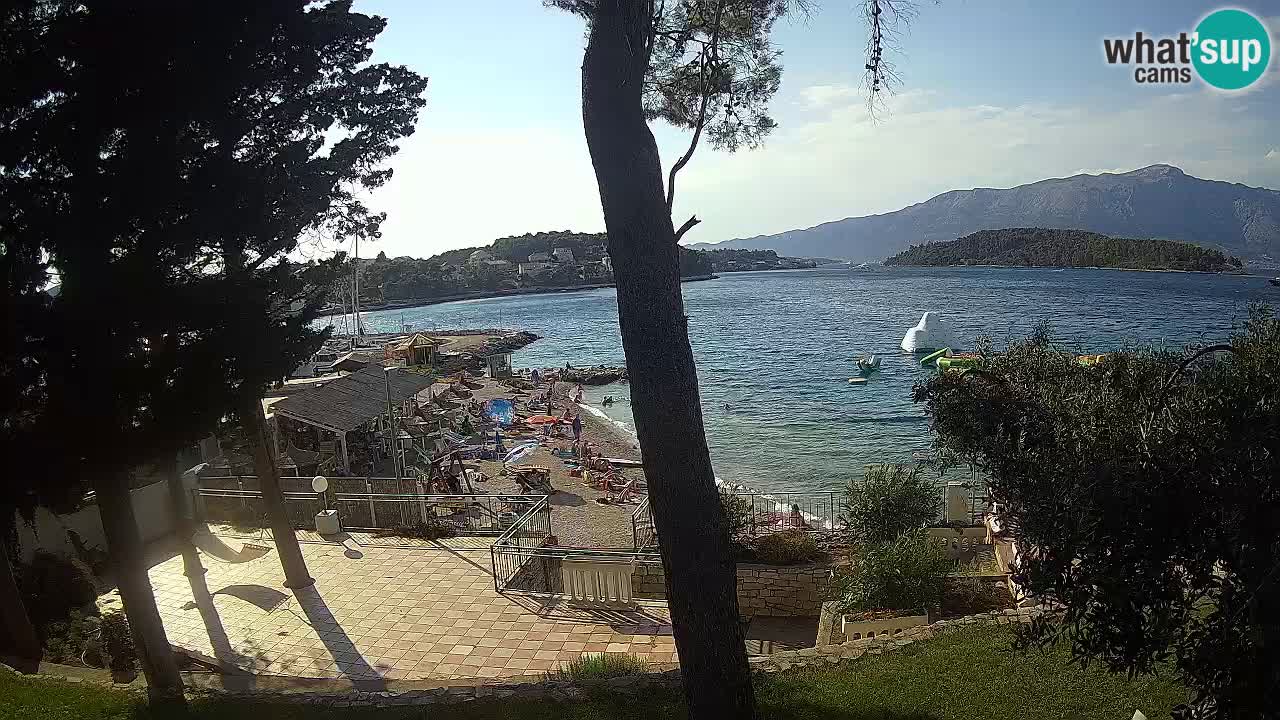 Camera en vivo Lumbarda – Playa Prvi Žal – Korčula