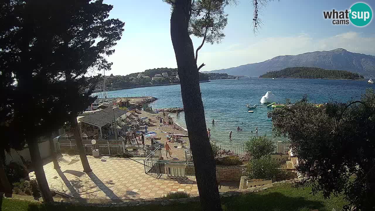 Camera en vivo Lumbarda – Playa Prvi Žal – Korčula