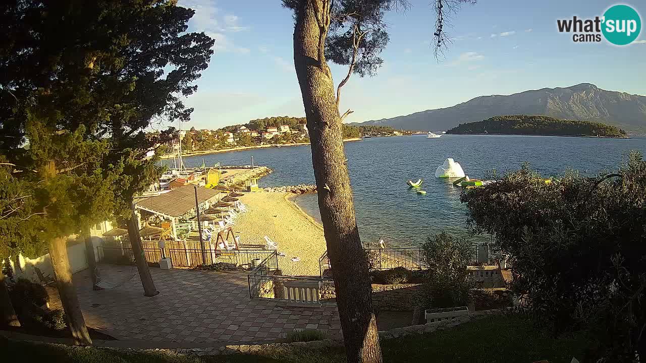 Webcam Lumbarda – Prvi Žal beach – Korčula