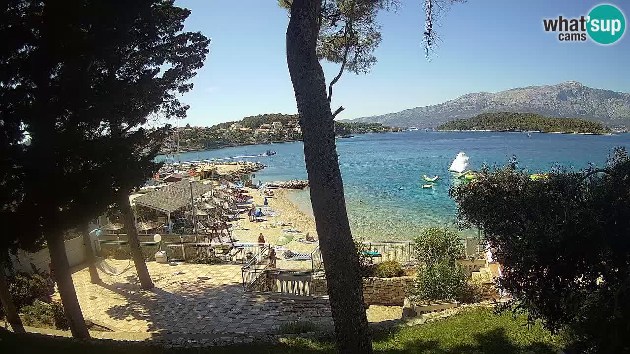 Camera en vivo Lumbarda – Playa Prvi Žal – Korčula