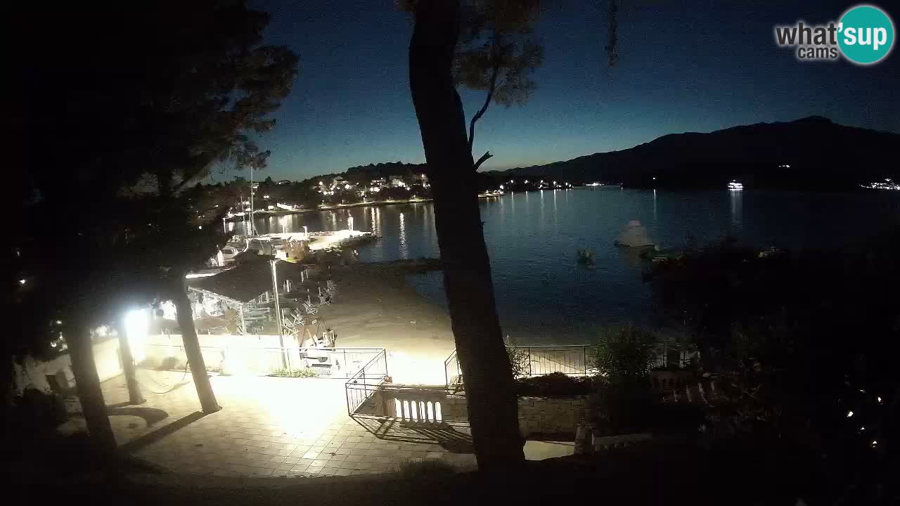 Web kamera Lumbarda – Plaža Prvi Žal – Korčula