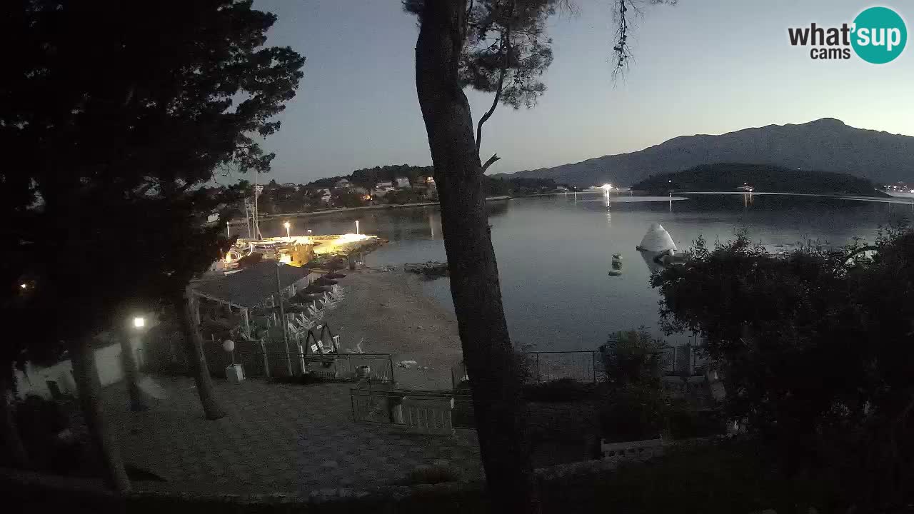 Webcam Lumbarda – Prvi Žal beach – Korčula
