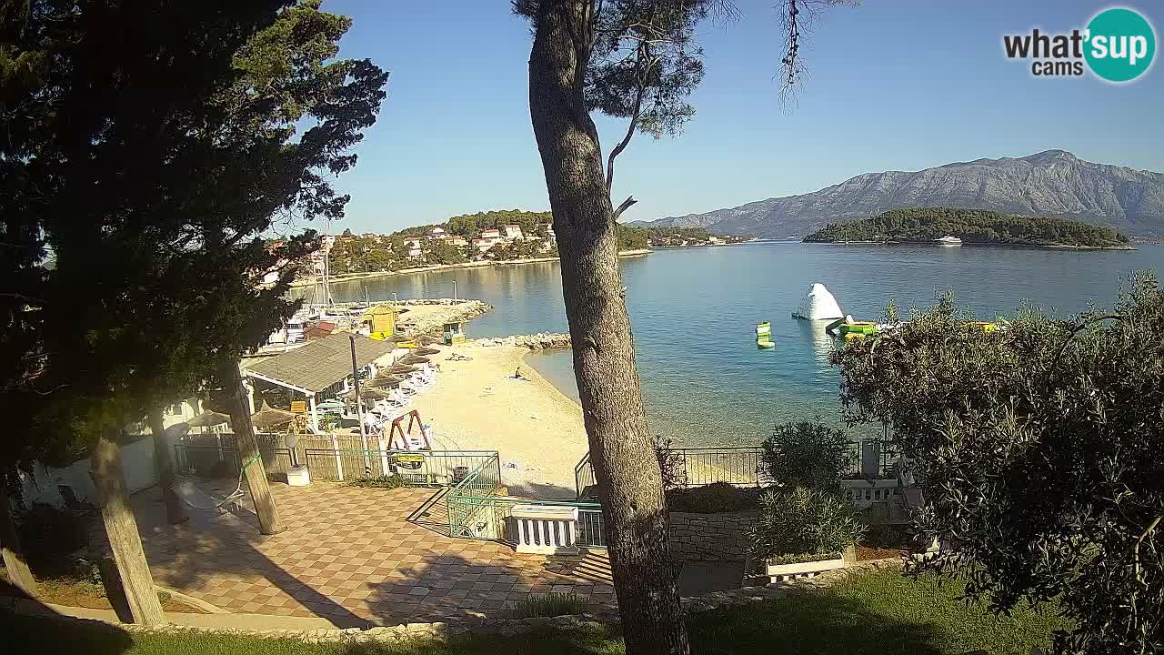 Camera en vivo Lumbarda – Playa Prvi Žal – Korčula
