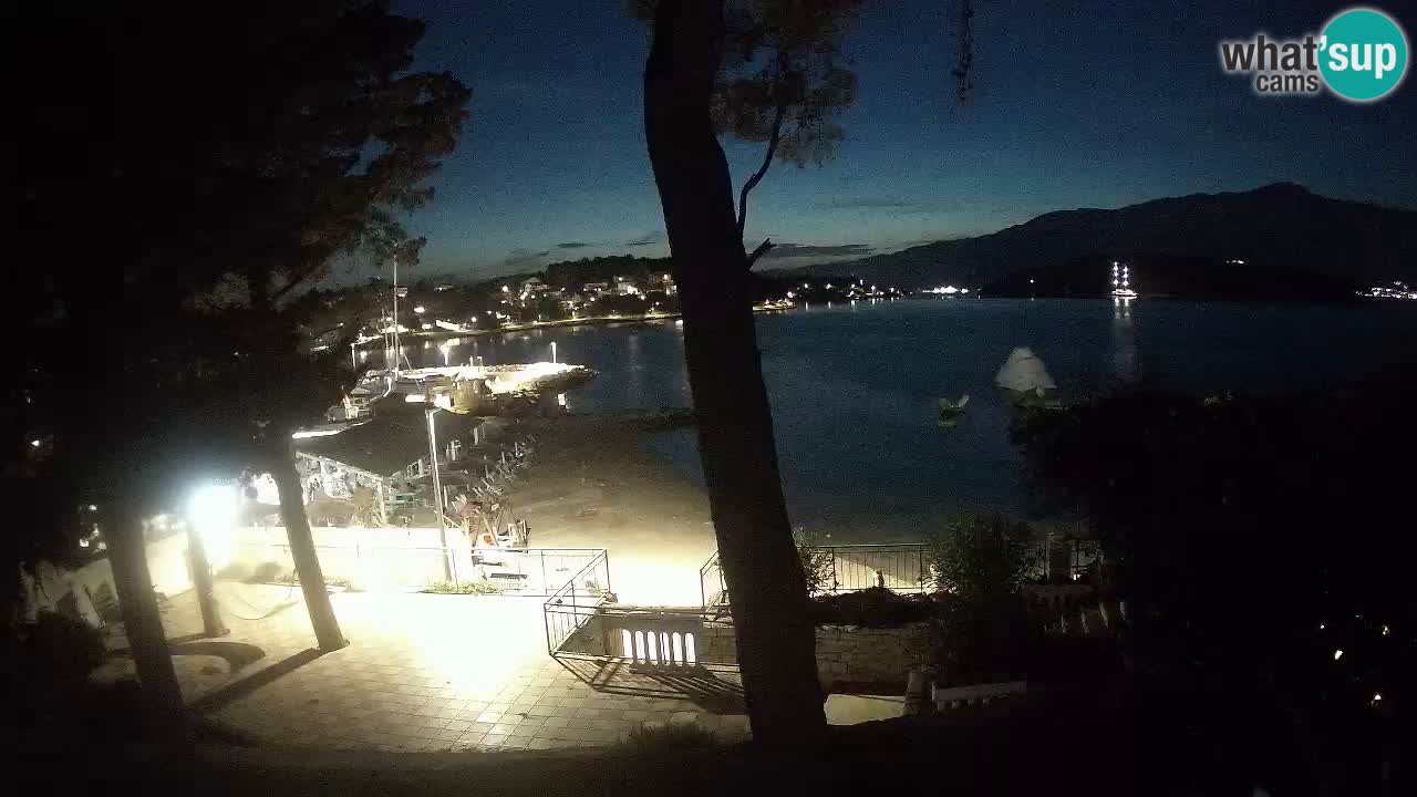 Web kamera Lumbarda – Plaža Prvi Žal – Korčula