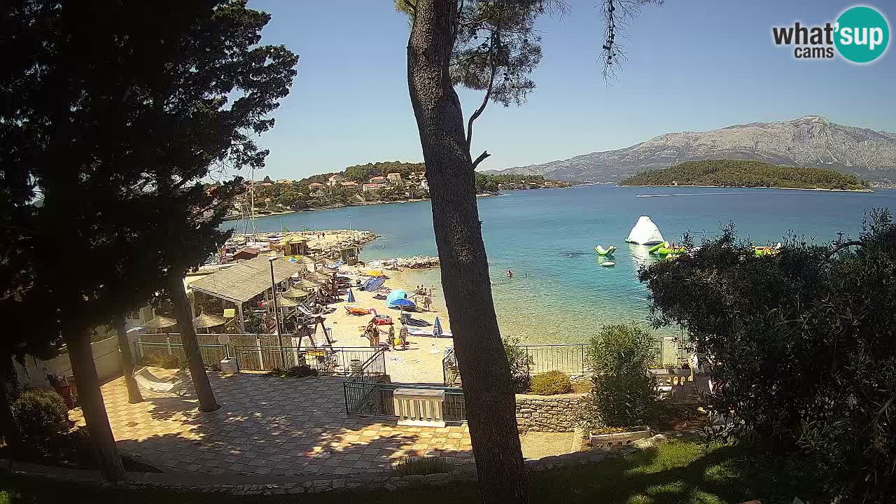 Webcam Lumbarda – Prvi Žal beach – Korčula