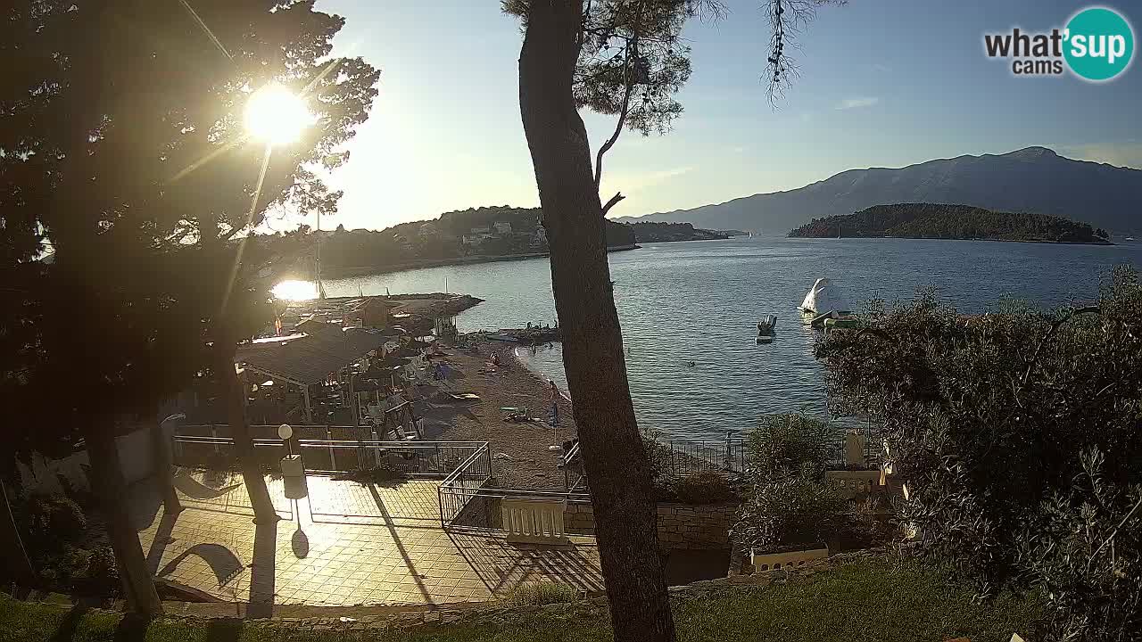 Camera en vivo Lumbarda – Playa Prvi Žal – Korčula