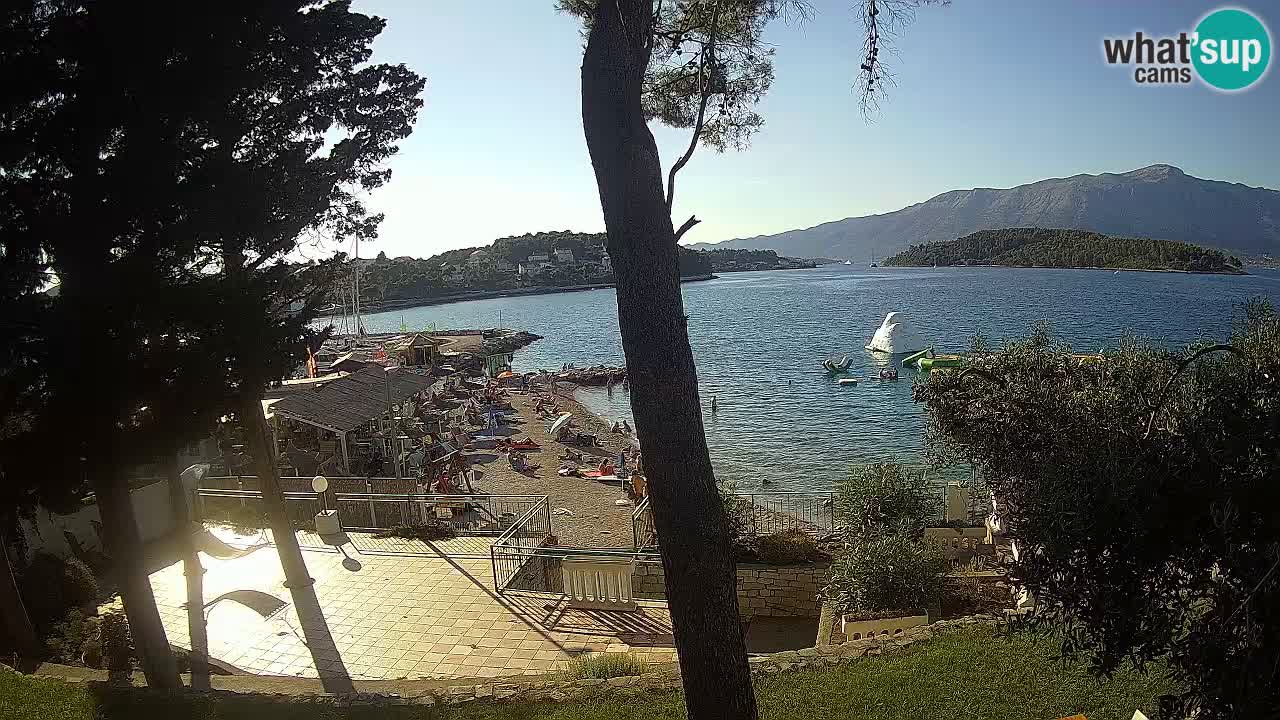 Webcam Lumbarda – Prvi Žal beach – Korčula