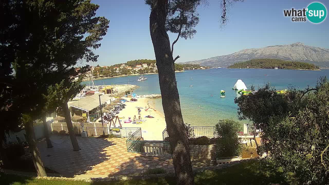 Camera en vivo Lumbarda – Playa Prvi Žal – Korčula