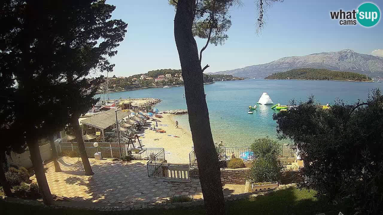 Webcam Lumbarda – Prvi Žal beach – Korčula