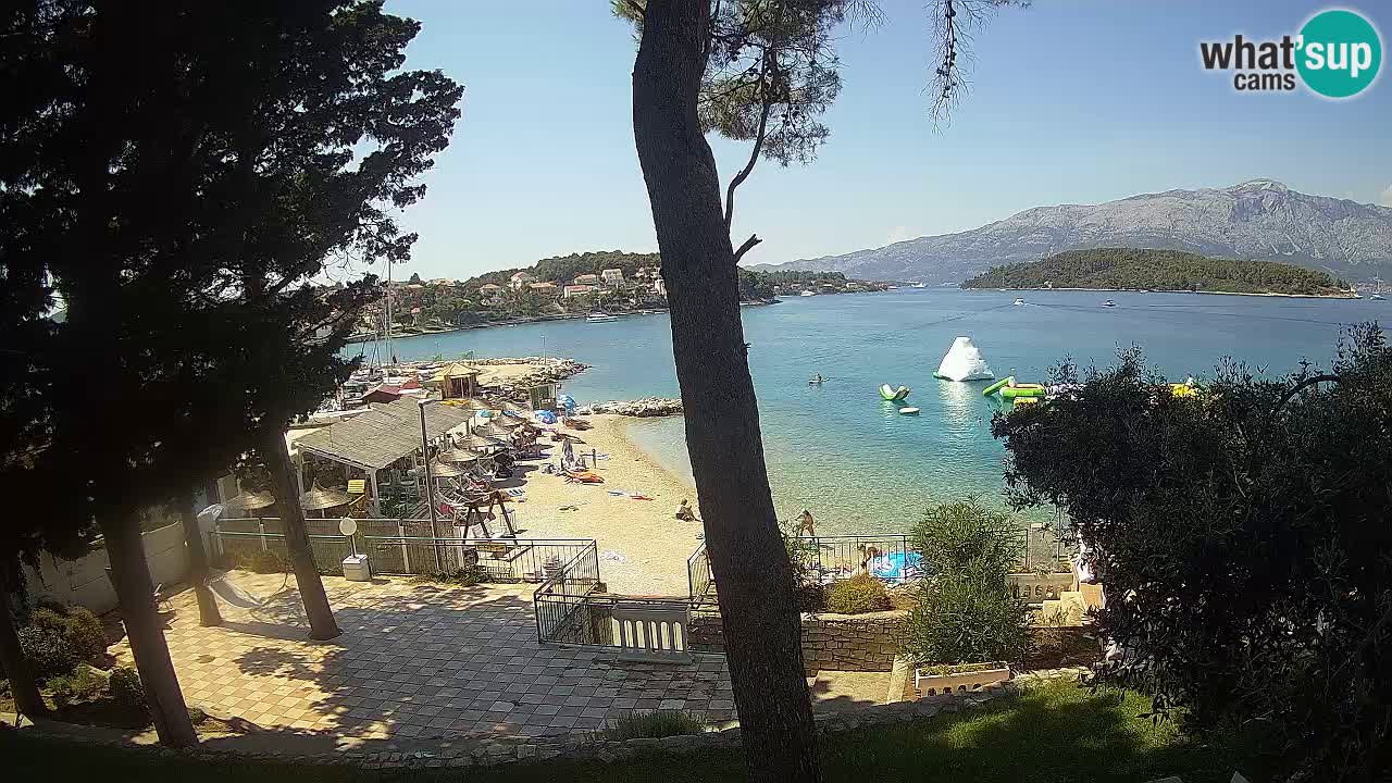 Camera en vivo Lumbarda – Playa Prvi Žal – Korčula