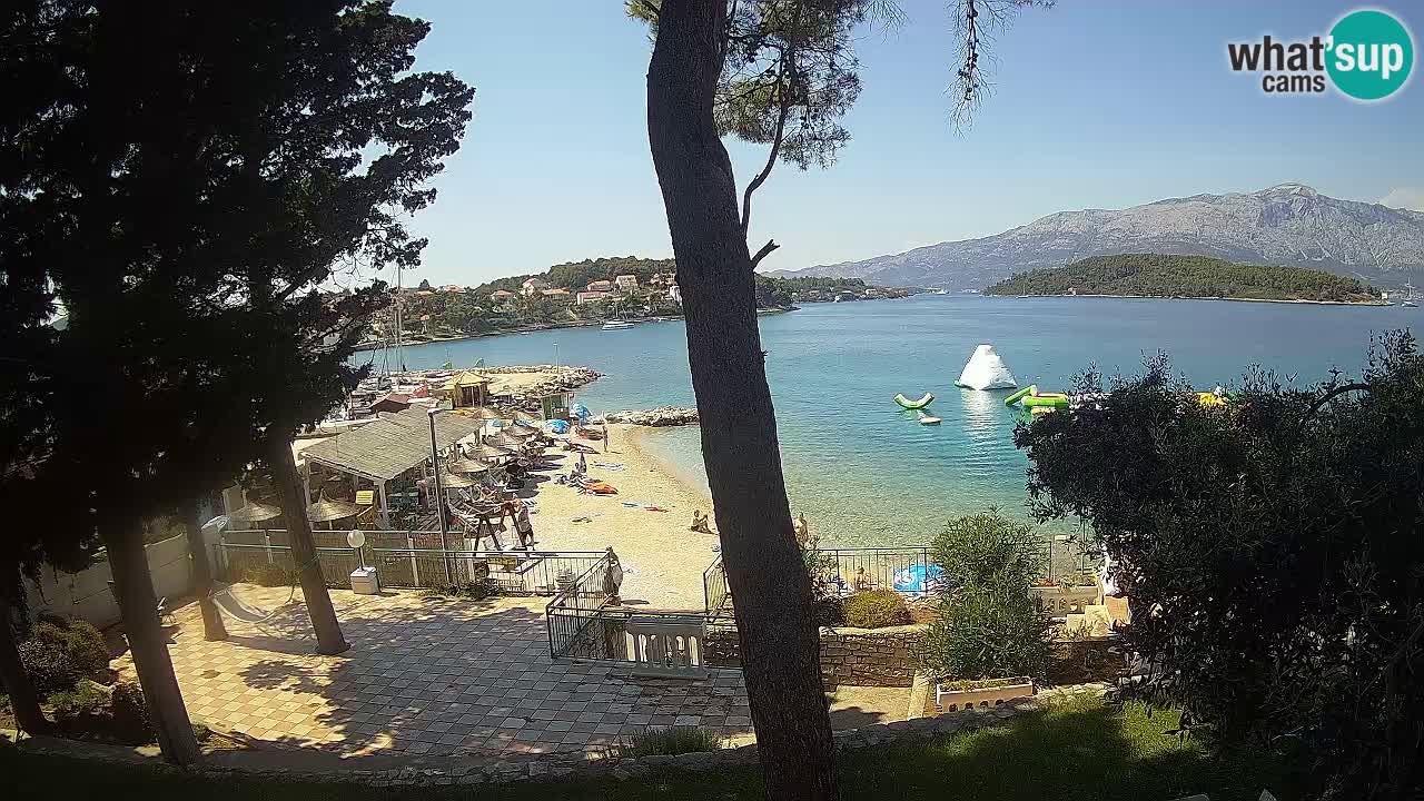 Webcam Lumbarda – Prvi Žal Strand – Korčula
