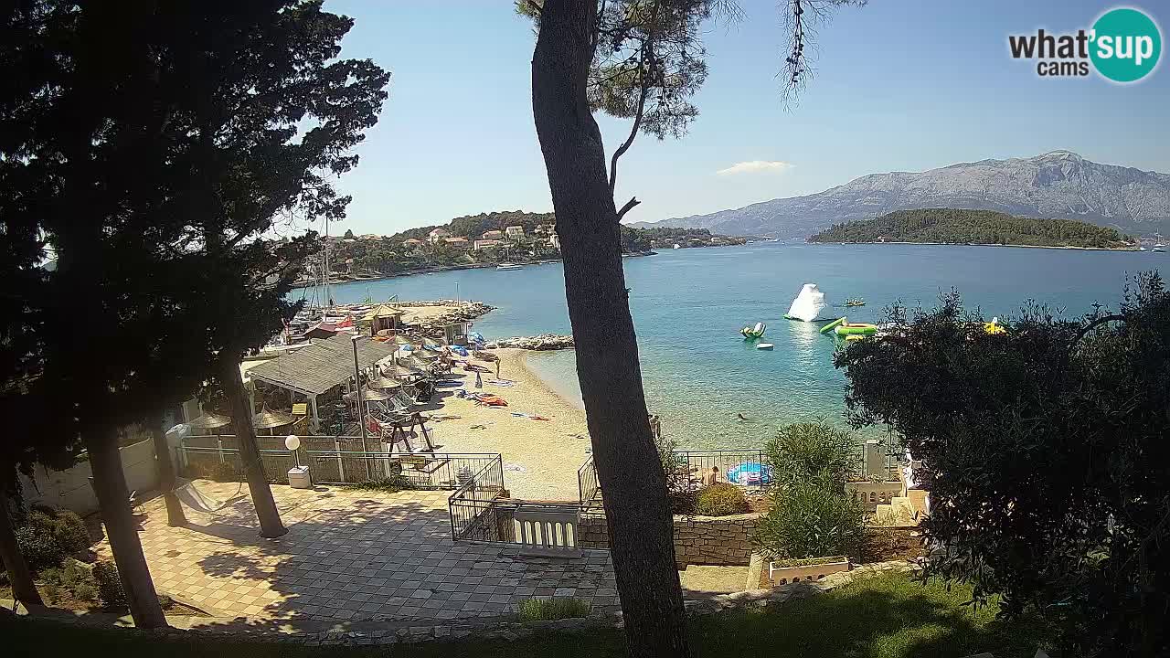 Webcam Lumbarda – Prvi Žal beach – Korčula