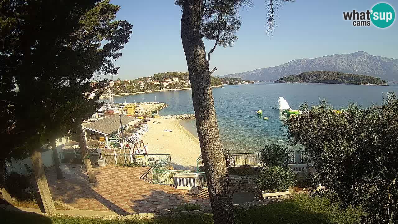 Camera en vivo Lumbarda – Playa Prvi Žal – Korčula