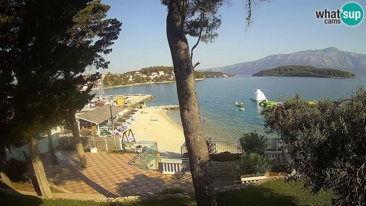 Camera en vivo Lumbarda – Playa Prvi Žal – Korčula