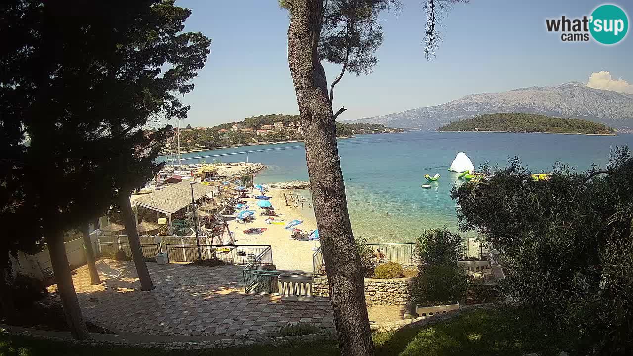 Camera en vivo Lumbarda – Playa Prvi Žal – Korčula