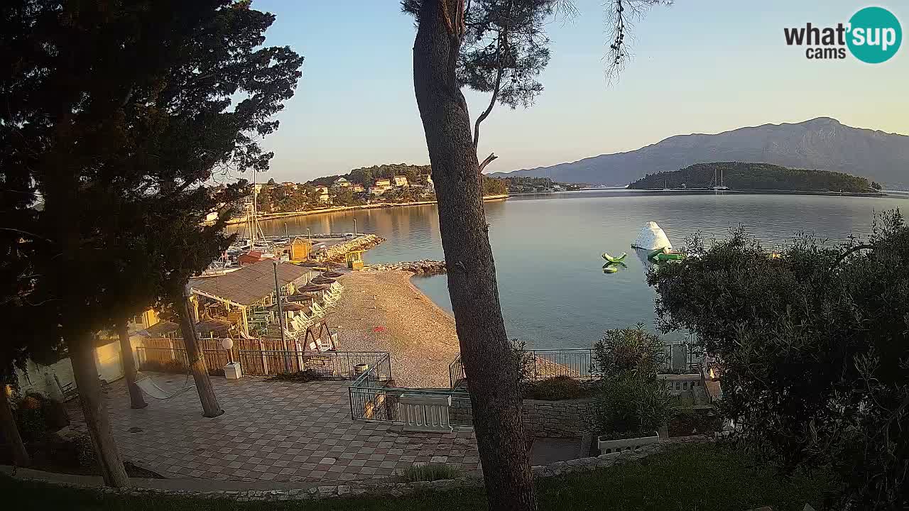 Camera en vivo Lumbarda – Playa Prvi Žal – Korčula