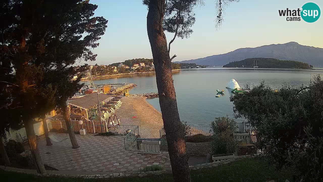 Webcam Lumbarda – Prvi Žal Strand – Korčula