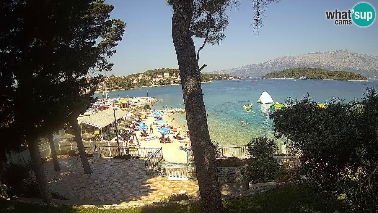 Camera en vivo Lumbarda – Playa Prvi Žal – Korčula