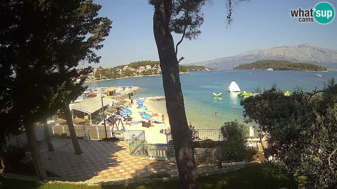 Webcam Lumbarda – Prvi Žal beach – Korčula